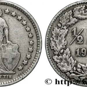 SUISSE 1/2 Franc Helvetia 1921 Berne - B fwo_833766 Monde Offre Exclusive