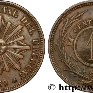 Vente Directe URUGUAY 1 Centesimo 1869 Paris fwo_833875 Monde