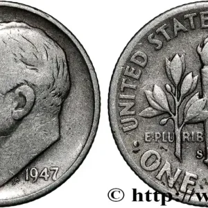 Populaire ÉTATS-UNIS D'AMÉRIQUE 1 Dime (10 Cents) Roosevelt 1947 San Francisco - S fwo_833889 Monde