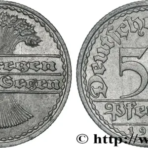 ALLEMAGNE 50 Pfennig gerbe de blé “sich regen bringt segen“ 1921 Berlin - A fwo_833974 Monde Promotion Saisonnière