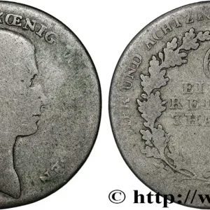 ALLEMAGNE - PRUSSE 1/6 Thaler Frédéric-Guillaume III 1812 Berlin fwo_834028 Monde Must-Have