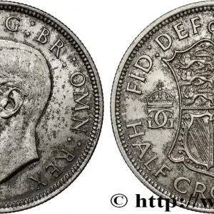 ROYAUME-UNI 1/2 Crown Georges VI 1937 fwo_834243 Monde Nouvelle Collection