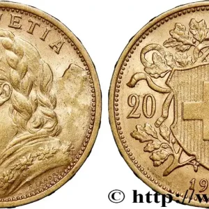 OR, PALLADIUM ET PLATINE INVESTISSEMENT 20 Francs "Vreneli" 1902 Berne fwo_834452 Monde Acheter En Ligne