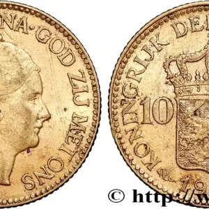 OR, PALLADIUM ET PLATINE INVESTISSEMENT 10 Gulden 4e type Wilhelmina 1932 Utrecht fwo_834496 Monde En Vogue