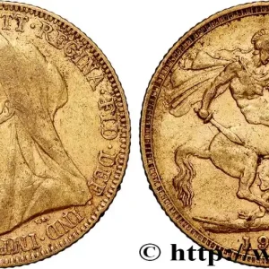 Achetez Aujourd’hui OR, PALLADIUM ET PLATINE INVESTISSEMENT 1 Souverain Victoria vieille tête 1900 Londres fwo_834530 Monde