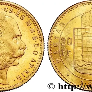 OR, PALLADIUM ET PLATINE INVESTISSEMENT 20 Francs or ou 8 Forint François-Joseph Ier 1888 Kremnitz fwo_834593 Monde Affaire À Saisir