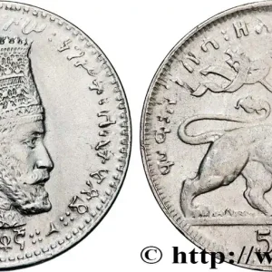 ÉTHIOPIE 50 Matonas Hailé Selassié I EE1923 (1931) Addis-Abeba fwo_837135 Monde Livraison Gratuite