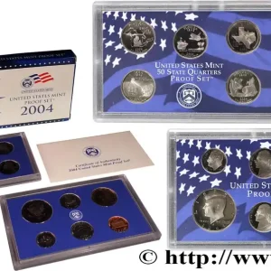 ÉTATS-UNIS D'AMÉRIQUE PROOF SET - 11 monnaies 2004 S- San Francisco fwo_712736 Monde Dernier Modèle