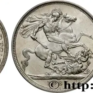 Promotion Saisonnière GRANDE BRETAGNE - VICTORIA 1 Crown buste du jubilé 1887 fwo_828491 Monde