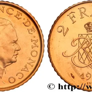 MONACO - PRINCIPAUTÉ DE MONACO - RAINIER III Essai 2 Francs en or 1982 Paris fwo_828731 Monde Certifié
