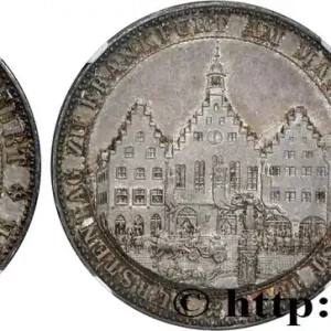 ALLEMAGNE - VILLE LIBRE DE FRANCFORT Thaler 1863 Francfort fwo_828839 Monde Original