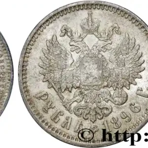 Top Qualité RUSSIE - NICOLAS II 1 Rouble 1896 Saint Petersbourg fwo_828850 Monde