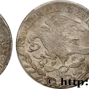 Produit De Marque MEXIQUE 8 Reales (Hook-Neck) 1824 Mexico fwo_828897 Monde