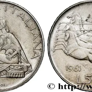 Dernier Modèle ITALIE 500 Lire Centenaire de l’Unité Italienne 1961 Rome fwo_748525 Monde