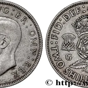 Nouvel Arrivage ROYAUME-UNI 1 Florin (2 Shillings) Georges VI 1941 fwo_797955 Monde