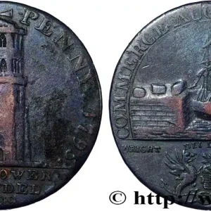ROYAUME-UNI (TOKENS) 1/2 Penny Dundee (Angusshire) 1795 fwo_818129 Monde Prix Cassé