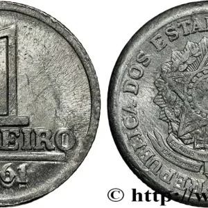Premium BRÉSIL 1 Cruzeiro emblème 1961 fwo_821116 Monde