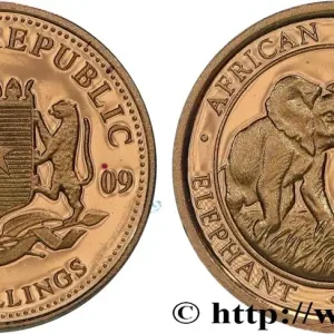 Commander Vite SOMALIE 20 Shillings Proof Éléphant 2009 fwo_822647 Monde