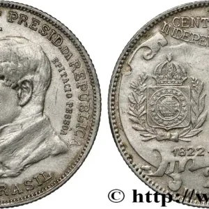 BRÉSIL 2000 Reis centenaire de l’indépendance 1922 fwo_827467 Monde Bon Marché