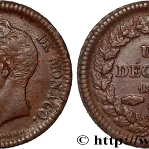 MONACO - PRINCIPAUTÉ DE MONACO - HONORÉ V 1 Décime 1838 Monaco fwo_829446 Monde Vente Directe