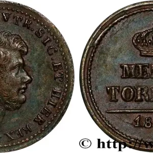 Livraison Gratuite ITALIE - ROYAUME DES DEUX-SICILES 1/2 Tornese Ferdinand II 1853 Naples fwo_829449 Monde