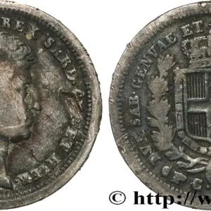 ITALIE - ROYAUME DE SARDAIGNE 25 Centesimi Charles Albert 1833 Turin fwo_830348 Monde Expédié Aujourd’hui