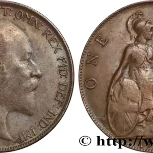 ROYAUME-UNI 1 Penny Edouard VII 1907 fwo_831917 Monde Livraison Mondiale