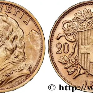 OR, PALLADIUM ET PLATINE INVESTISSEMENT 20 Francs or "Vreneli" 1947 Berne fwo_834458 Monde Jusqu’à Épuisement Des Stocks