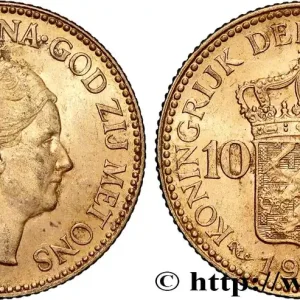 OR, PALLADIUM ET PLATINE INVESTISSEMENT 10 Gulden 4e type Wilhelmina 1932 Utrecht fwo_834498 Monde Meilleur Choix