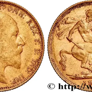 Must-Have OR, PALLADIUM ET PLATINE INVESTISSEMENT 1 Souverain Edouard VII 1904 Melbourne fwo_834533 Monde