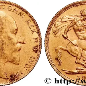 Must-Have OR, PALLADIUM ET PLATINE INVESTISSEMENT 1 Souverain Edouard VII 1906 Londres fwo_834534 Monde