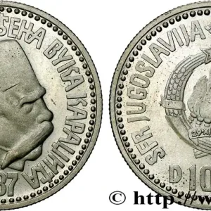 Dernière Chance YOUGOSLAVIE 100 Dinara 200e anniversaire de la naissance de Vuk Stefanović Karadžić 1987 fwo_835302 Monde