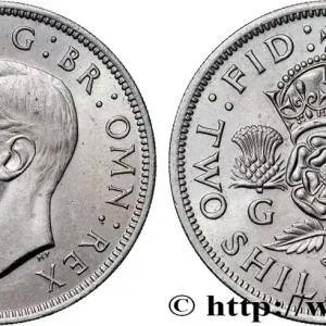 Réduction ROYAUME-UNI 1 Florin (2 Shillings) Georges VI 1951 fwo_836849 Monde
