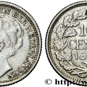 Exclusif PAYS-BAS 10 Cents Reine Wilhelmine 1938 Utrecht fwo_836857 Monde