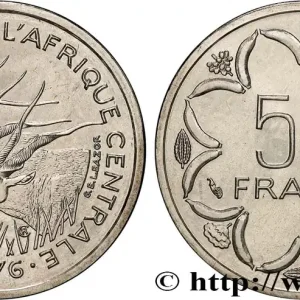 Usine Directe ÉTATS DE L'AFRIQUE CENTRALE Essai de 50 Francs antilopes lettre ‘B’ République Centrafricaine 1976 Paris fwo_837121 Monde