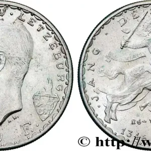 Promotion LUXEMBOURG 20 Francs prince Jean, 600e anniversaire de mort de Jean Ier de Luxembourg 1946 fwo_837136 Monde