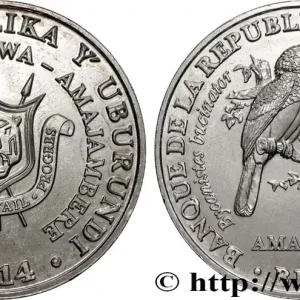 BURUNDI 5 Francs Calao trompette 2014 fwo_492617 Monde Offre Spéciale