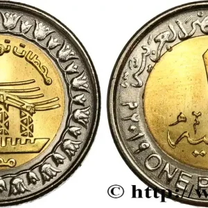 ÉGYPTE 1 Pound (Livre) nouvelles centrales électriques AH 1440 2019 fwo_542773 Monde Réduction
