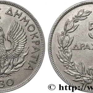 GRÈCE 5 Drachmes Phénix 1930 fwo_747762 Monde Super Prix