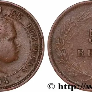 PORTUGAL - ROYAUME DU PORTUGAL - CHARLES Ier 5 Réis 1904 fwo_779077 Monde Acheter En Ligne