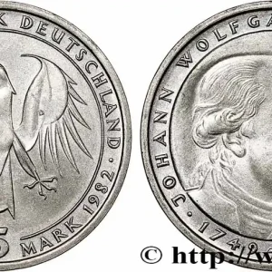 Fait Main ALLEMAGNE 5 Mark Johann Wolfgang von Goethe 1982 Munich - D fwo_784427 Monde