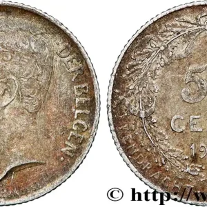 BELGIQUE 50 Centimes Albert Ier légende en flamand 1912 fwo_789704 Monde Achetez Aujourd’hui