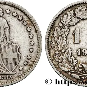 Offre Exclusive SUISSE 1 Franc Helvetia 1904 Berne fwo_817311 Monde