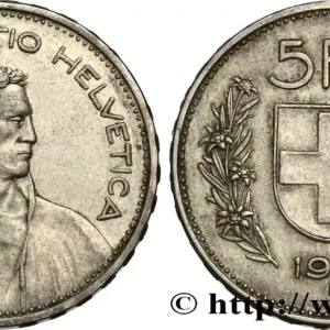 SUISSE 5 Francs Berger des Alpes 1932 Berne fwo_831920 Monde Nouvelle Collection