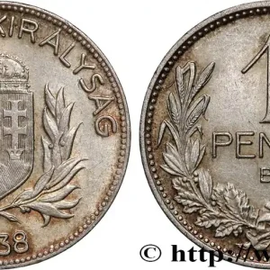 HONGRIE 1 Pengo emblème 1938 Budapest fwo_833299 Monde Offre Limitée