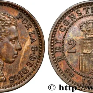 Garantie Incluse ESPAGNE 2 Centimos Alphonse XIII 1905 Madrid fwo_833643 Monde