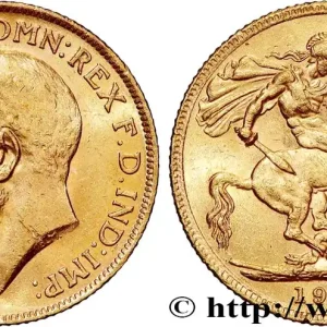 OR, PALLADIUM ET PLATINE INVESTISSEMENT 1 Souverain Georges V 1912 Londres fwo_834541 Monde Usine Directe