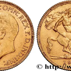 Commande En Gros OR, PALLADIUM ET PLATINE INVESTISSEMENT 1 Souverain Georges V 1929 Afrique du Sud fwo_834548 Monde