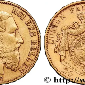 OR, PALLADIUM ET PLATINE INVESTISSEMENT 20 Francs or Léopold II 1878 Bruxelles fwo_834617 Monde Populaire