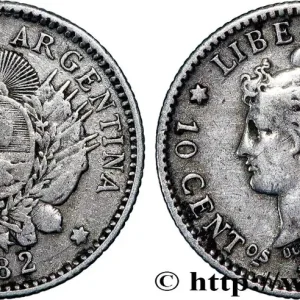 Prix Réduit ARGENTINE 10 Centavos 1882 fwo_834919 Monde